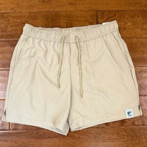 NWT Size Medium George Above the Knee tan oak swim shorts